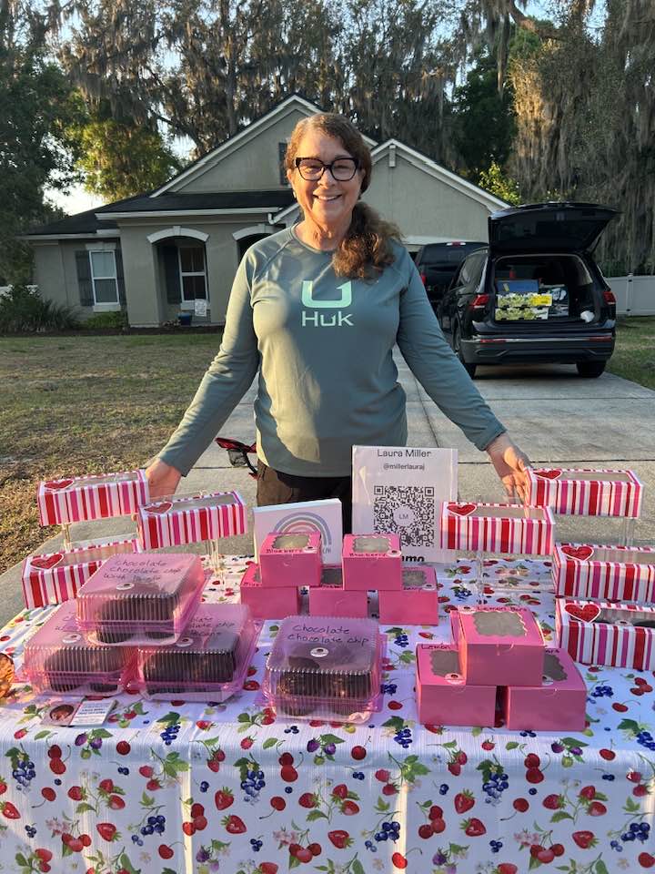 Mama Miller at a local baking event in St. Augustine